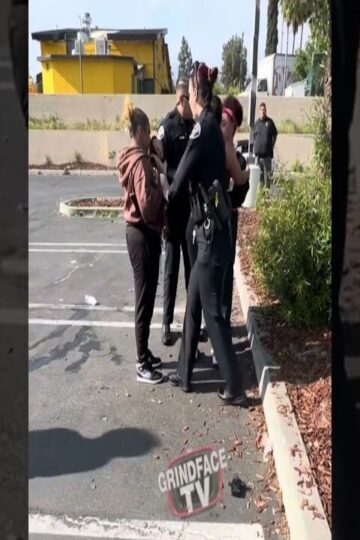 Police attacked teens waiting for a ride in Highland California #grindfacetv